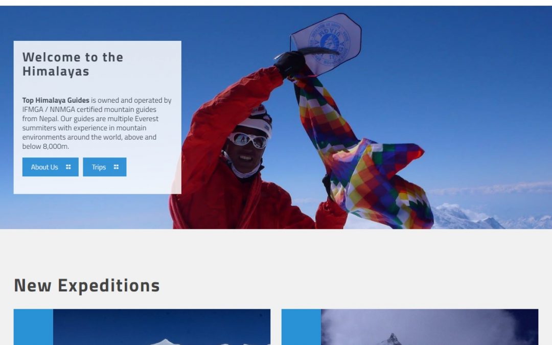Top Himalaya Guides | Trekking & Mountaineering Web Design