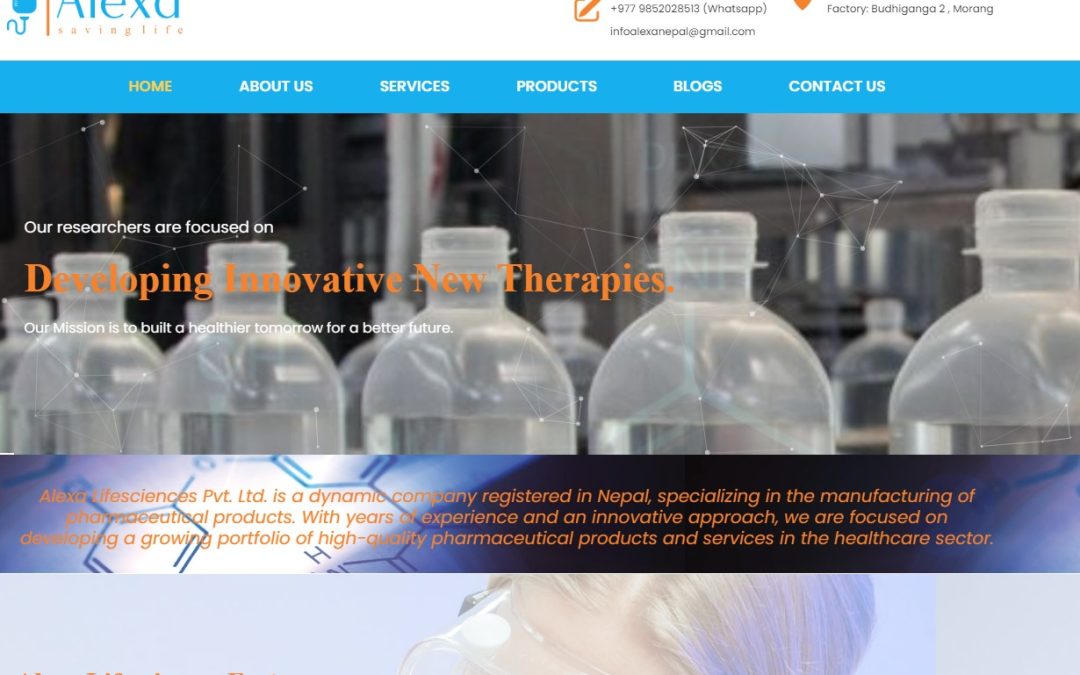 Alexa Lifesciences | Manufacturing Pharmaceutical Products